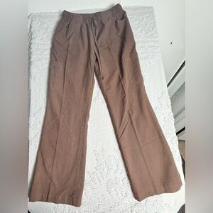 Women's Brown / Levander Pants Scrub lot of 2